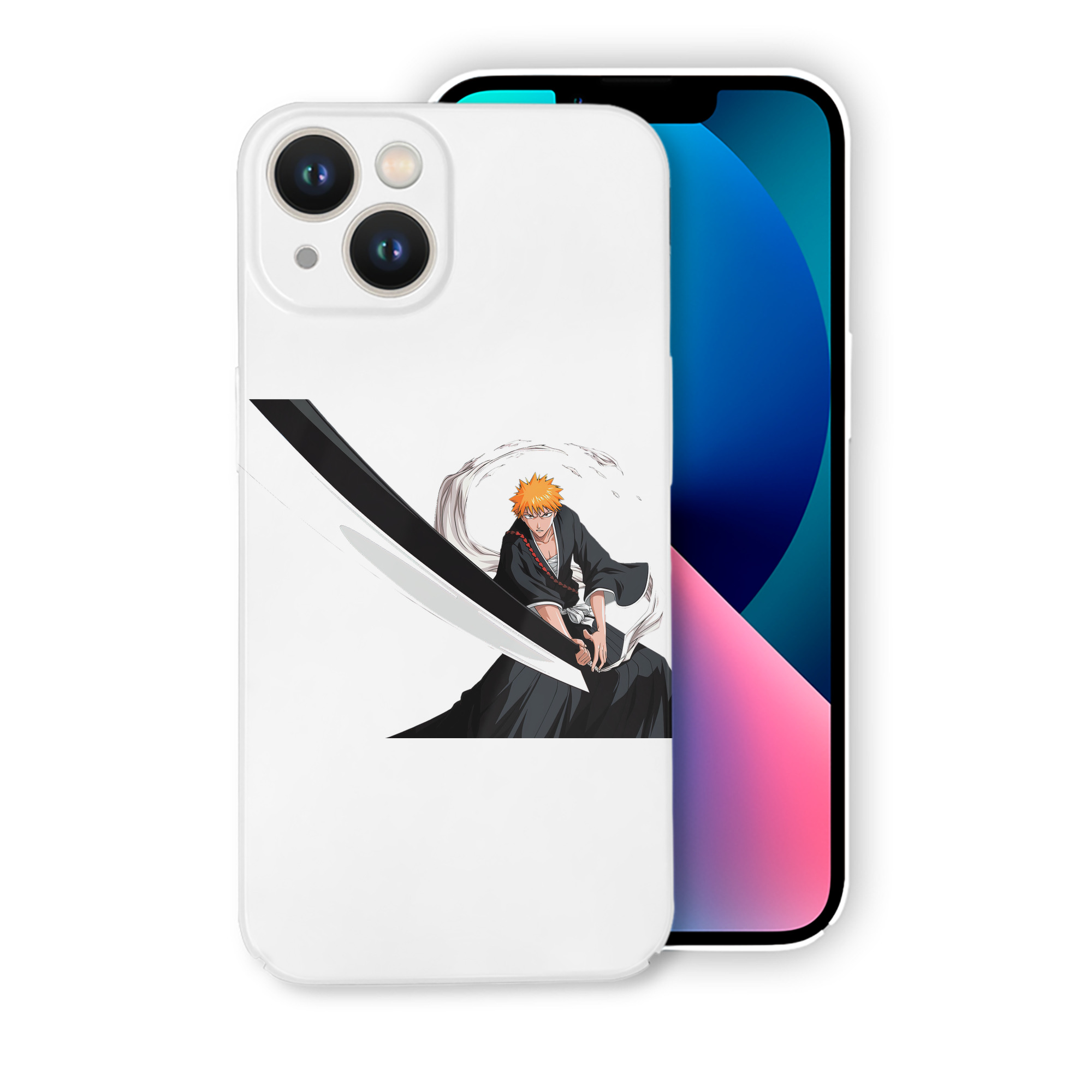 （画像用） ブリーチ 黒崎一護（くろさき いちご）BLEACH Kurosaki Ichigo 【iPhone 14シリーズ対応】ハードケース